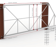 Комплектующие Ролтэк ЕВРО-8 - для откатных ворот до 800 кг шириной 8 м