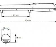 Комплект приводов Nice Wingo 2024 KCE — для распашных ворот